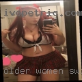 Older women swingers